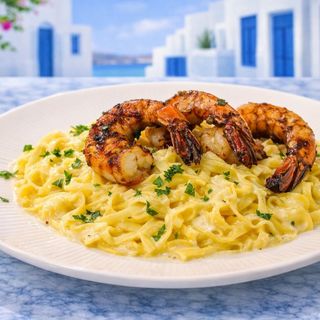 Tagliatelle aux Gambas
