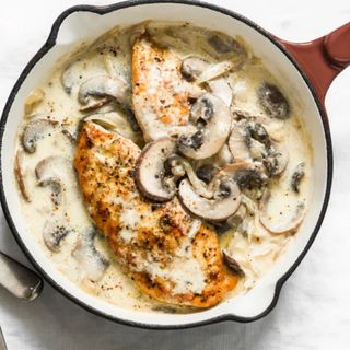 Steak Poulet Crème Fraîche 