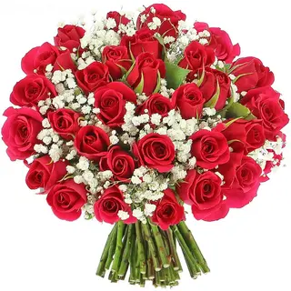 Bouquet a la main 
