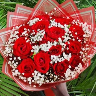 Joli bouquet rose rouge