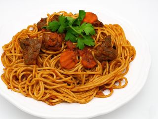 Spaghetti rognon local