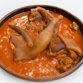 Sauce cabri avec foutou igname