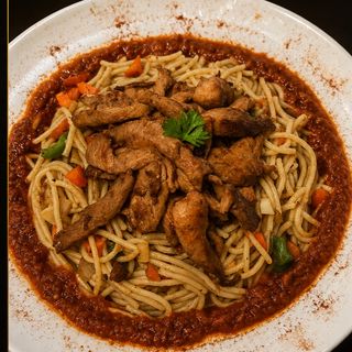Spaghettis Poulet