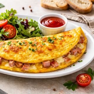 OMELETTE AU JAMBON (au choix)