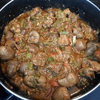 FOIE DE BOEUF SAUTÉ bien épicée (Demi Baguette)