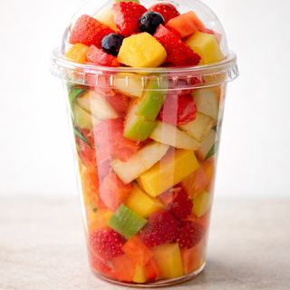Salade de fruits nature sans sucre