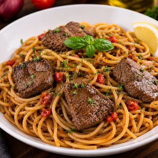 Spaghetti panzani a la viande de boeuf