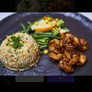 Sauté De Gambas Aux Légumes