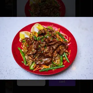 Nouilles sautées au bœuf