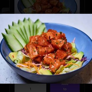 Crispy Salmon Salad
