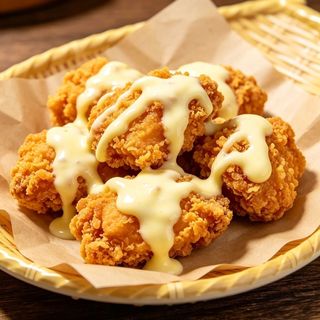 Poulet à la sauce salade crémeuse (鸡肉配奶油沙拉酱))
