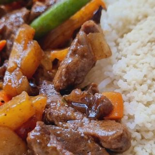 Plat de porc sauté aux légumes