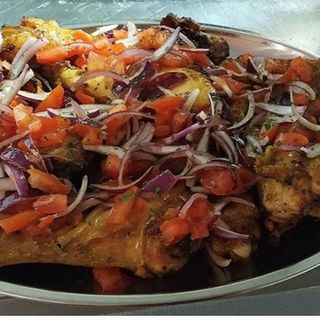 1/2 demi poulet braisé