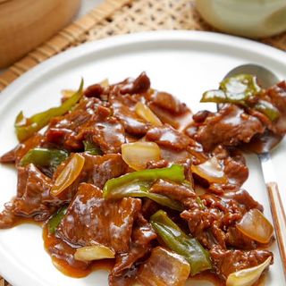 Bœuf sauté a l’huile d’huîtres