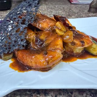 Gambas sucrée salée