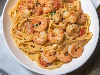 Tagliatelles Aux Crevettes