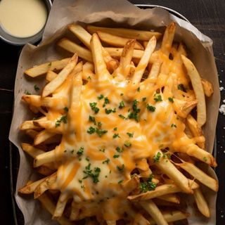 CHEDDAR FRITES