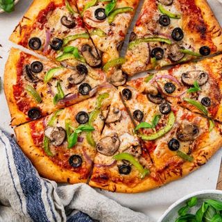 Pizza végétarienne, moyenne