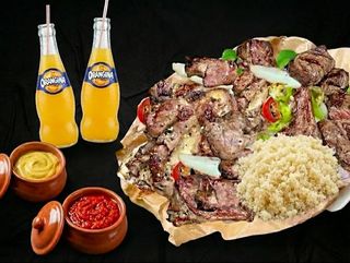 Choukouya de boeuf MAXI + orangina + attiéké