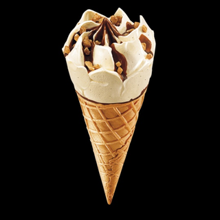 Glace en cornet - Vanille