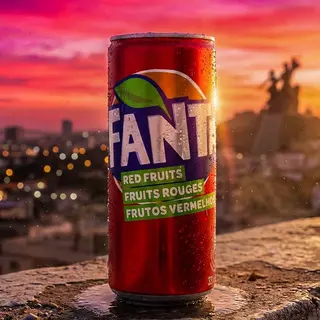 Fanta fruits rouges