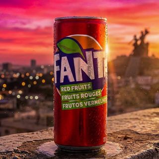 Fanta fruits rouges