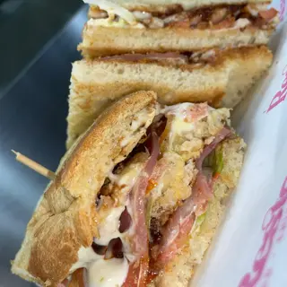 Clubs sandwich bbq