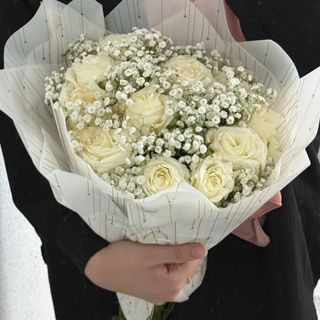 Bouquet tout blanc 777