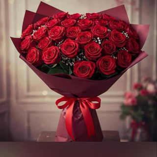 Bouquet de 40 rouge