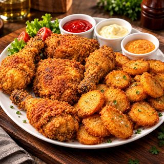 Poulet pané