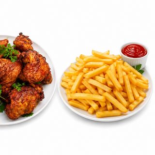 Frites + dindon