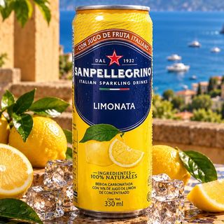 Eau gazeuse a la limonade