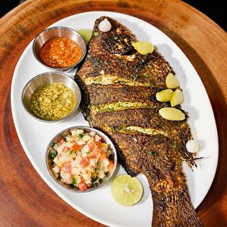 Poisson Carpe grillée