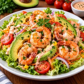 Avocat Crevette Salade
