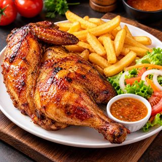 DEMI Poulet Rôti au fritte