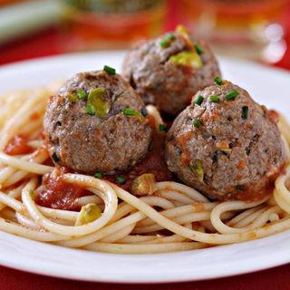 Spaghetti aux boulettes