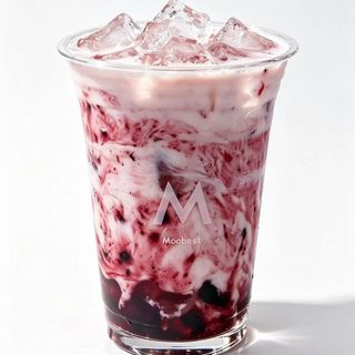 Myrtille au lait glacé