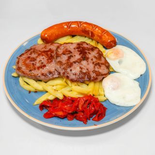 Plato Nº 17 2 Salchichas Frankfurt