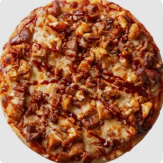 Pizza mediana bbq al whisky