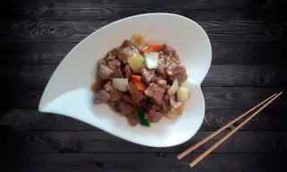 55. Ternera con curry estilo Thai