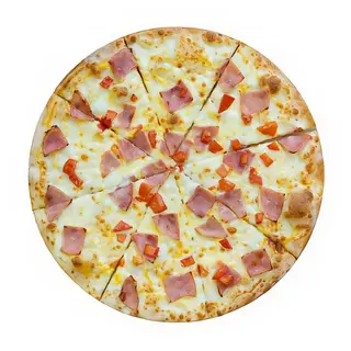 Pizza jamón y queso 28cm