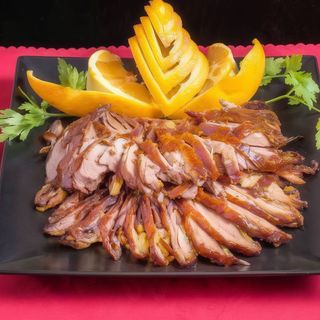 Pato pekinés (1/2 magret de pato asado)