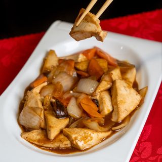 127A. Tofu con salsa de soja
