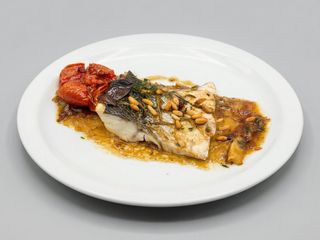 Lubina salvaje a la plancha