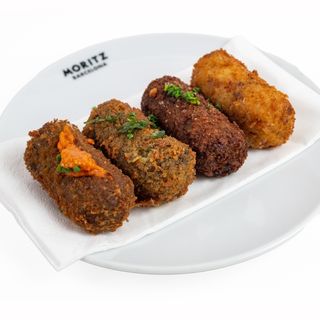 Assortiment de quatre croquetes