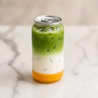 Iced Matcha Mango Latte
