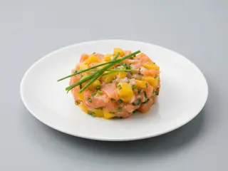 Tartar De Salmón Con Mango