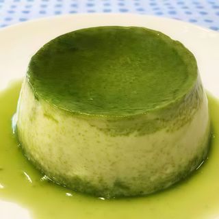 Flan De Té Verde