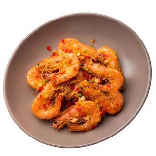 54. Langostinos A La Pimienta