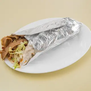 Lahmacun + Kebab + Patatas Fritas con Carne Kebab (2 uds)